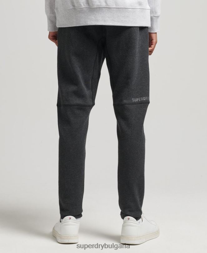 Superdry облекло N00H6384 тъмно сив мъже технически заострени маратонки за джогинг