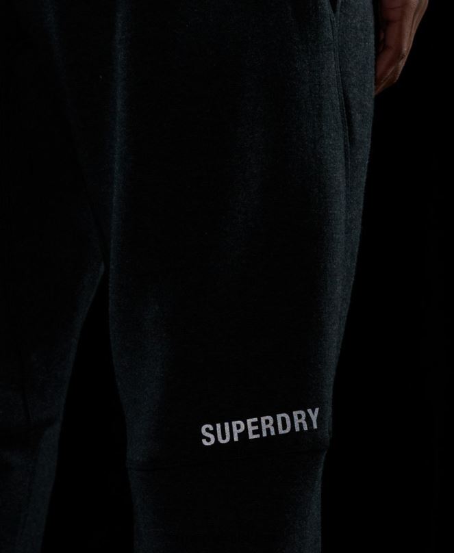 Superdry облекло N00H6384 тъмно сив мъже технически заострени маратонки за джогинг