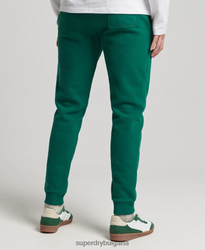 Superdry облекло N00H6385 зелено мъже реколта лого колегиални джогинг