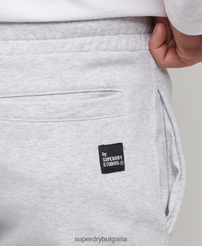 Superdry облекло N00H6397 светло сив мъже рециклирани микро странични маратонки