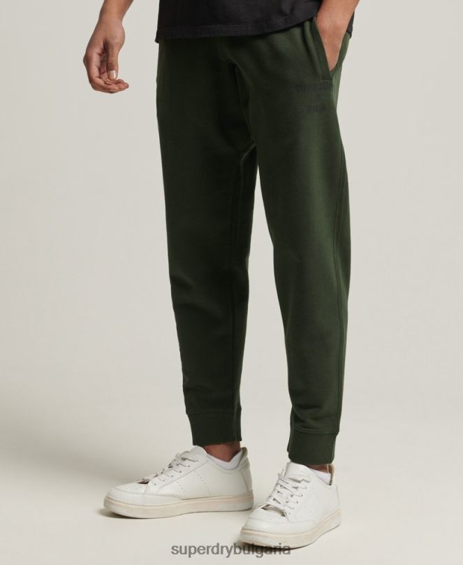 Superdry облекло N00H6417 каки мъже код основни спортни джогинг