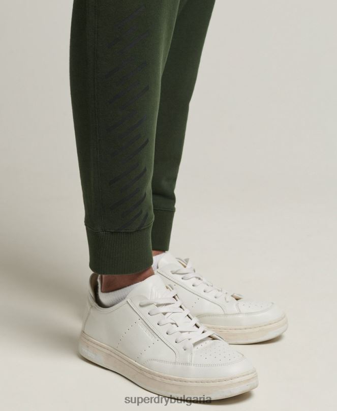 Superdry облекло N00H6417 каки мъже код основни спортни джогинг