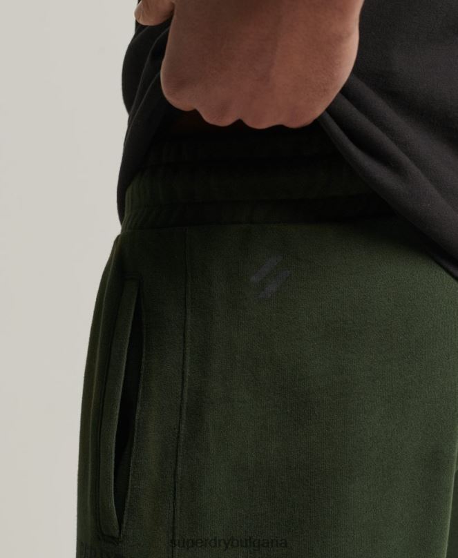 Superdry облекло N00H6417 каки мъже код основни спортни джогинг