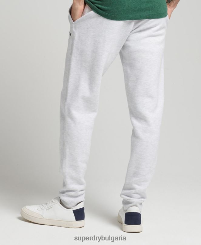 Superdry облекло N00H6422 светло сив мъже core лого класически джогинг