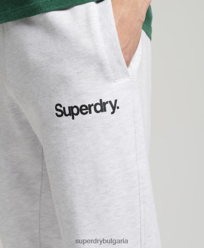 Superdry облекло N00H6422 светло сив мъже core лого класически джогинг