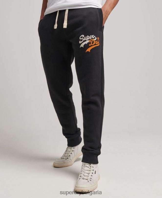 Superdry облекло N00H6425 черен мъже реколта лого интерес джогери