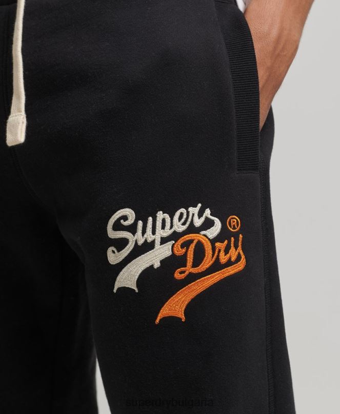Superdry облекло N00H6425 черен мъже реколта лого интерес джогери