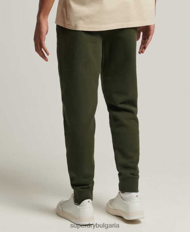 Superdry облекло N00H6427 зелено мъже код класически шенил джогинг