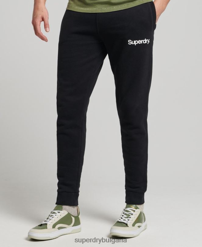 Superdry облекло N00H6441 черен мъже core лого класически джогинг