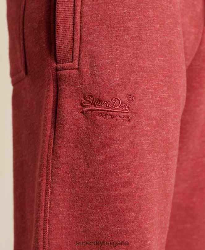 Superdry облекло N00H6482 червен мъже джогинг ретро бродирани лого