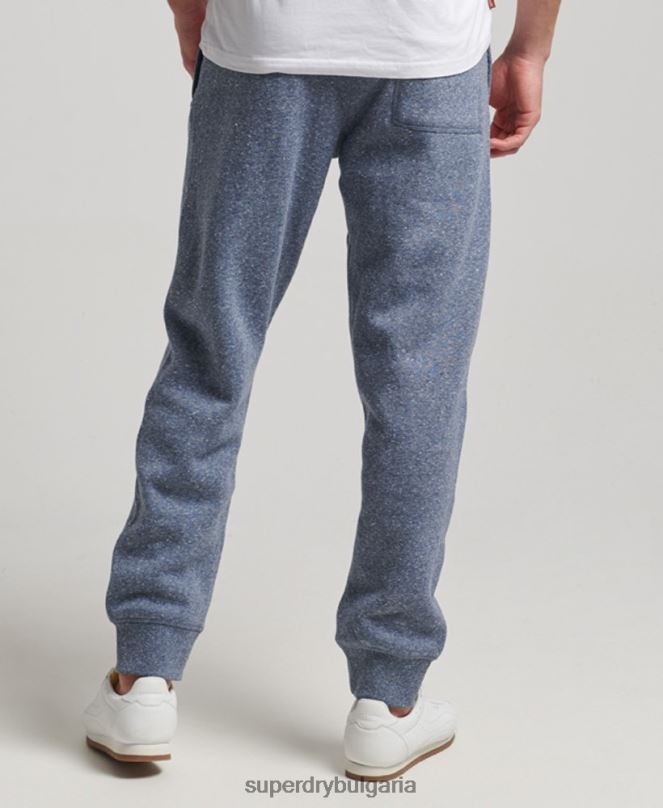 Superdry облекло N00H6484 син мъже джогинг ретро бродирани лого