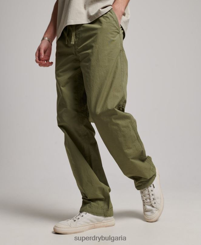 Superdry облекло N00H8 каки мъже тъкани джогинг