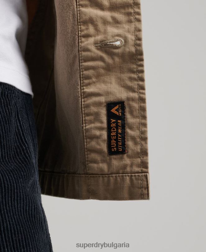 Superdry облекло N00H199 тен мъже ретро бойна тениска