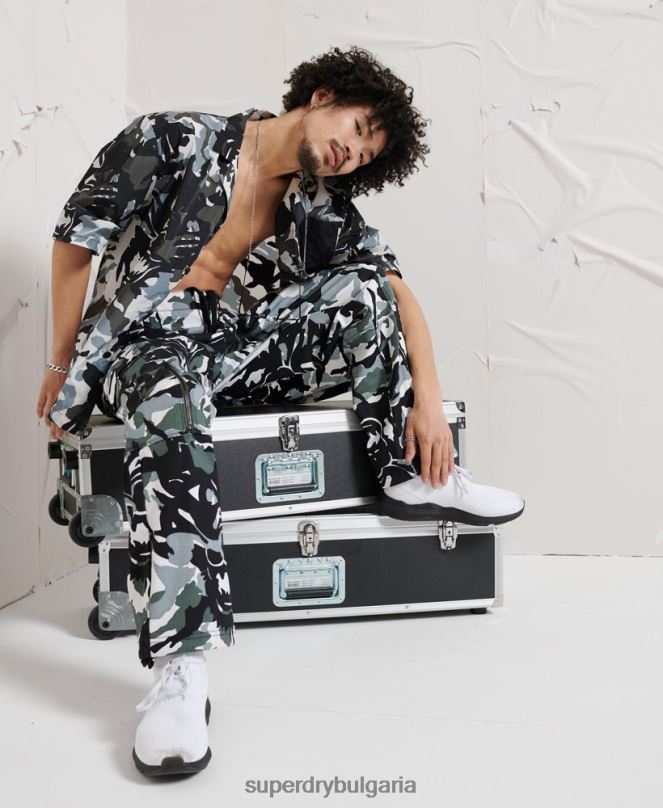 Superdry облекло N00H220 мулти мъже риза енергийна дистопия