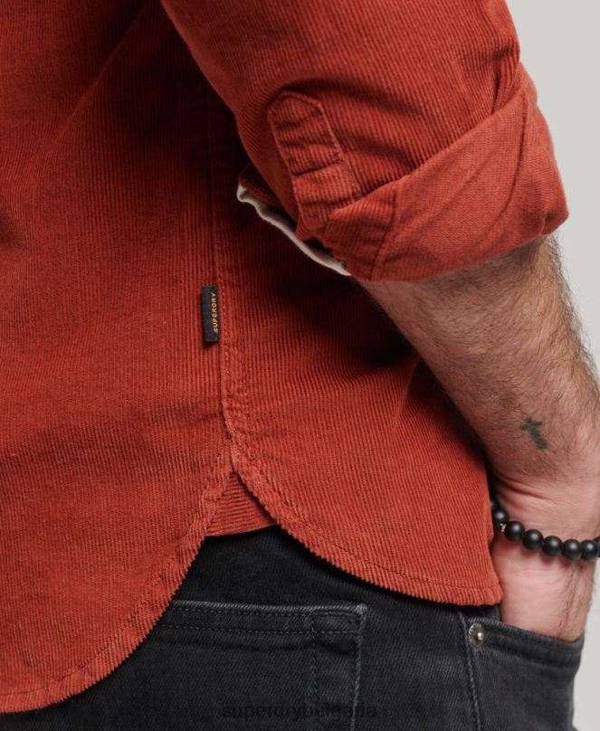 Superdry облекло N00H228 кафяво мъже трейлсман риза