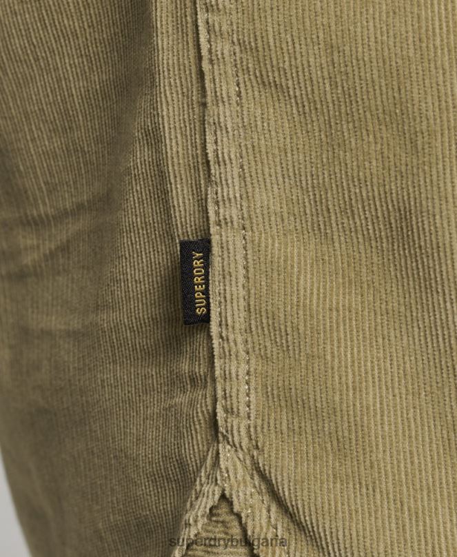 Superdry облекло N00H234 тен мъже трейлсман риза
