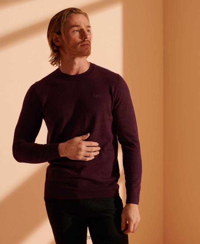 Superdry облекло N00H1351 червен мъже оранжев джоб с етикет