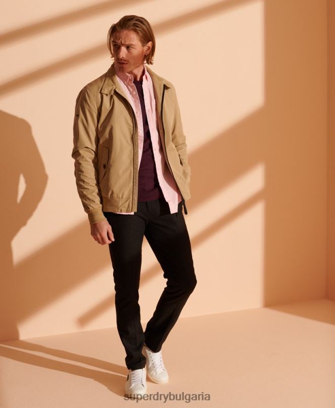 Superdry облекло N00H1351 червен мъже оранжев джоб с етикет