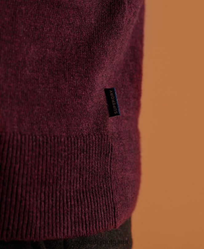 Superdry облекло N00H1351 червен мъже оранжев джоб с етикет