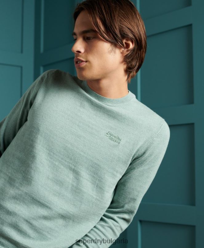 Superdry облекло N00H1357 син мъже оранжев джоб с етикет