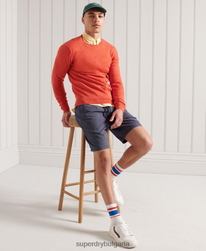 Superdry облекло N00H1360 оранжево мъже оранжев джоб с етикет