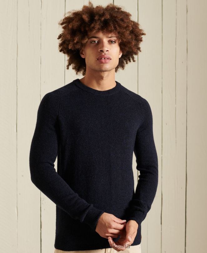 Superdry облекло N00H5298 военноморски флот мъже harlo crew jumper