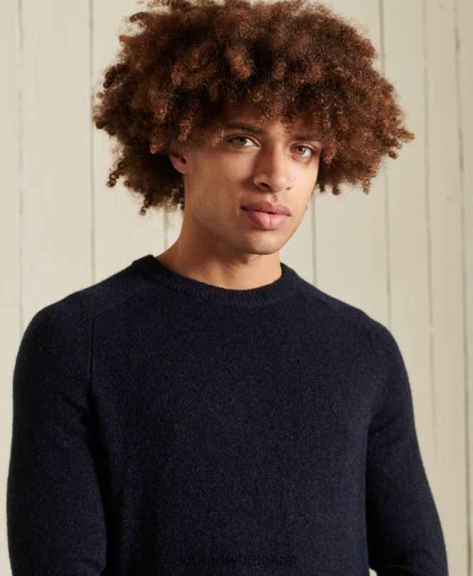 Superdry облекло N00H5298 военноморски флот мъже harlo crew jumper