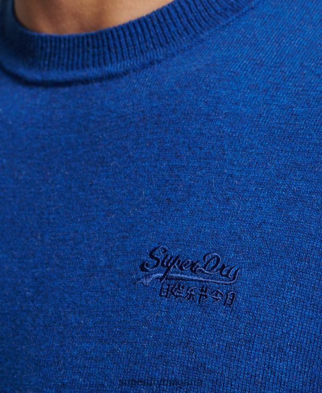 Superdry облекло N00H5324 син мъже оранжев джоб с етикет