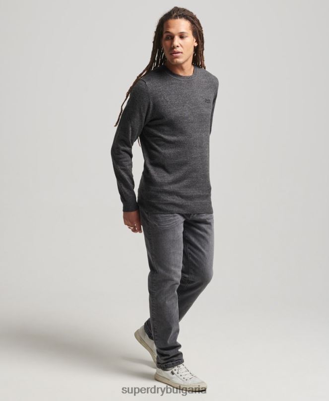 Superdry облекло N00H5335 сиво мъже оранжев джоб с етикет
