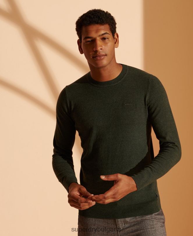 Superdry облекло N00H5340 зелено мъже оранжев джоб с етикет