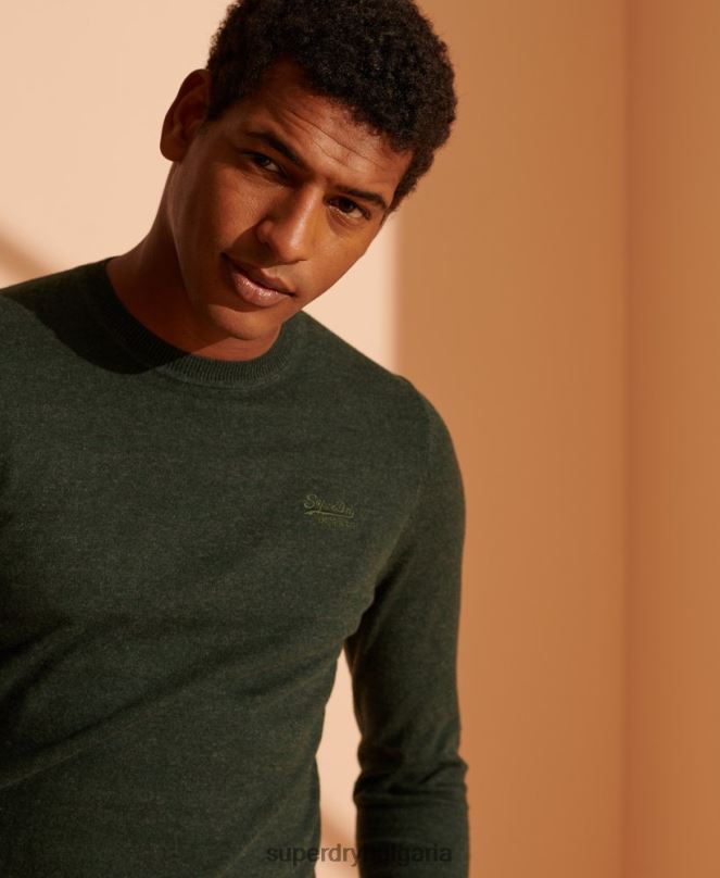 Superdry облекло N00H5340 зелено мъже оранжев джоб с етикет