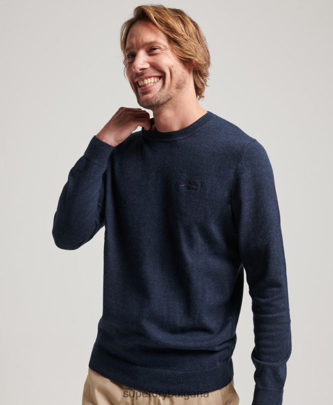 Superdry облекло N00H5341 военноморски флот мъже оранжев джоб с етикет