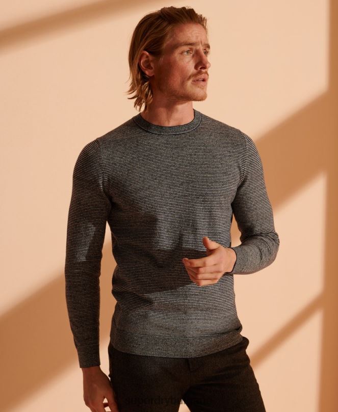 Superdry облекло N00H5356 тъмно сив мъже оранжев джоб с етикет
