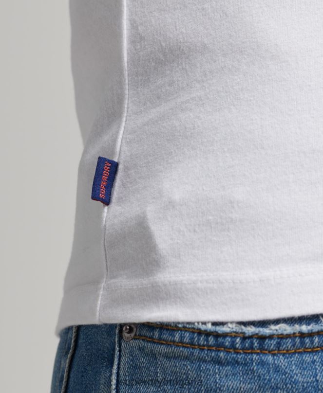 Superdry облекло N00H1496 зелено мъже Бейзболна топка с дълъг ръкав от органичен памук