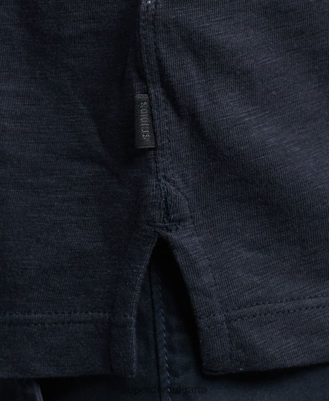 Superdry облекло N00H1513 военноморски флот мъже трико с дълги ръкави