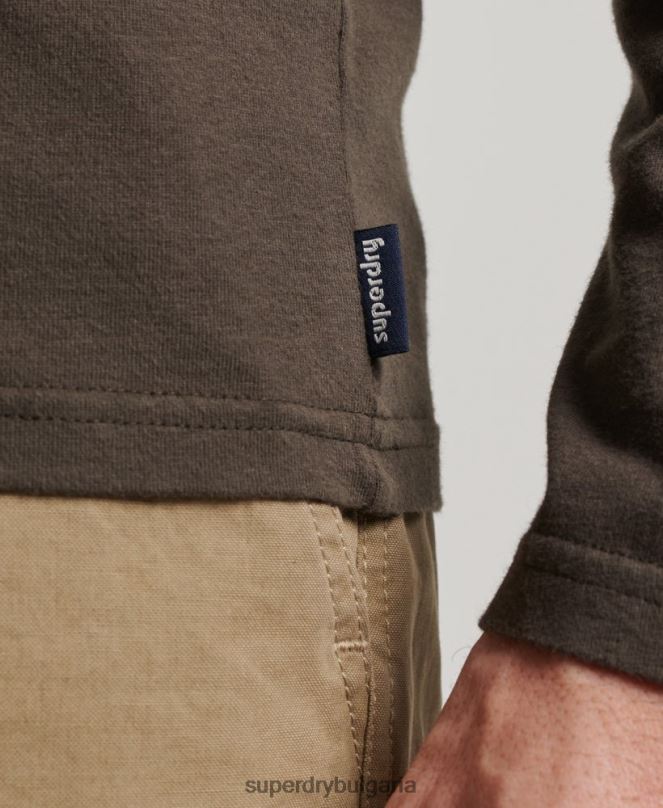 Superdry облекло N00H1536 тъмно сив мъже горнище за оформяне и създаване