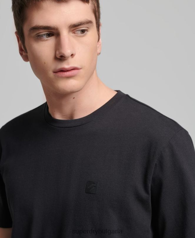 Superdry облекло N00H4832 черен мъже технологична широка тениска