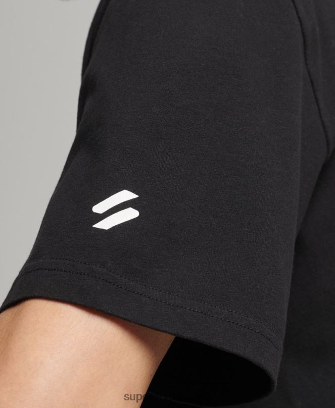 Superdry облекло N00H4841 черен мъже кодова спортна тениска