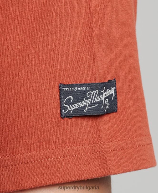 Superdry облекло N00H4842 военноморски флот мъже тениска тип реглан с графично лого