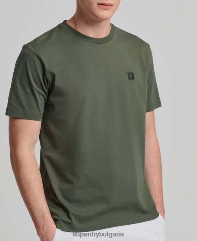 Superdry облекло N00H4881 каки мъже технологична широка тениска