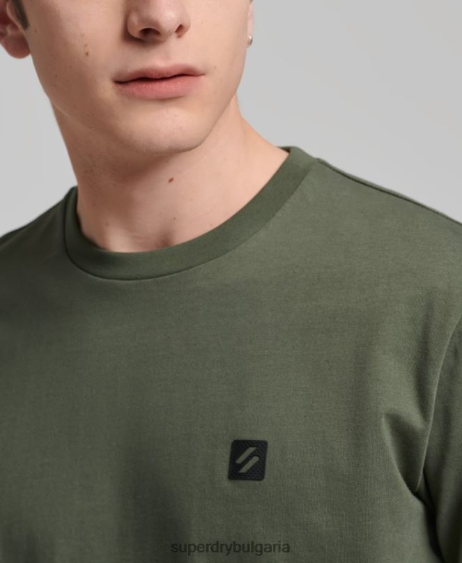Superdry облекло N00H4881 каки мъже технологична широка тениска