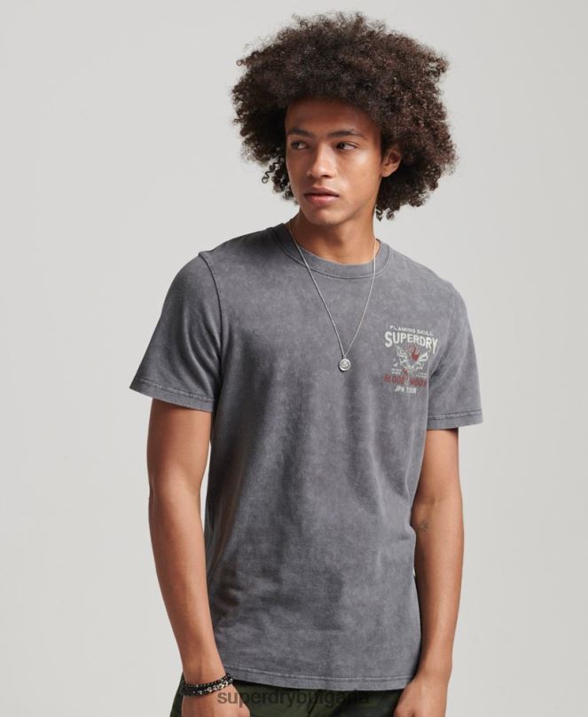 Superdry облекло N00H4925 черен мъже инди тениска