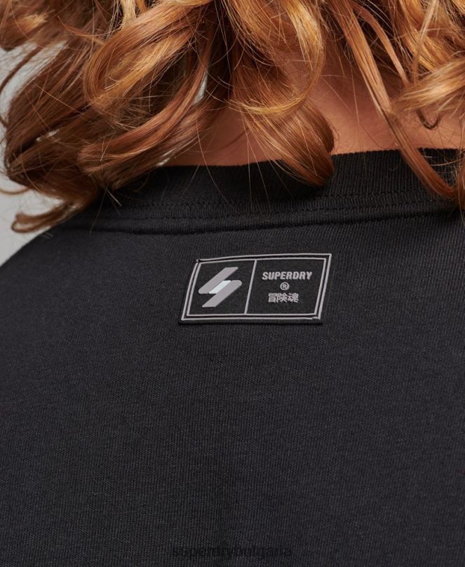 Superdry облекло N00H4927 черен мъже излишна широка тениска