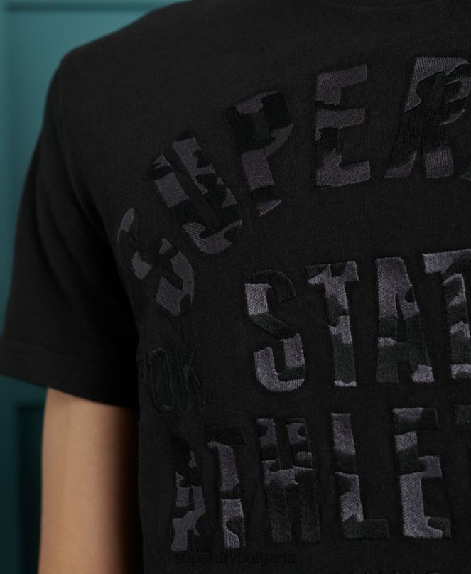 Superdry облекло N00H4964 черен мъже черна тениска