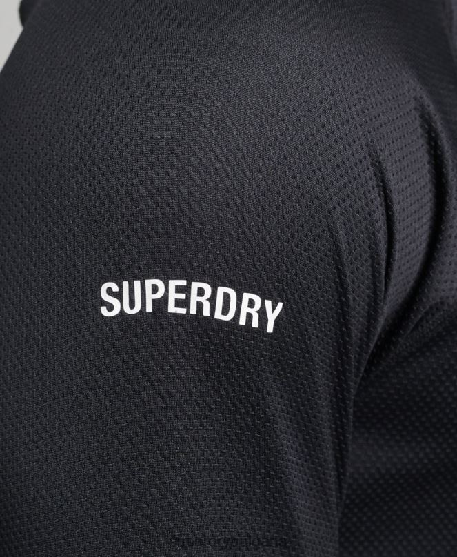 Superdry облекло N00H5392 черен мъже влак макет деколте