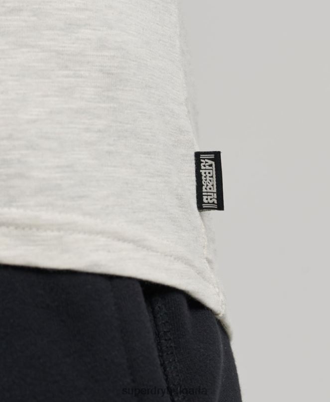 Superdry облекло N00H6359 сиво мъже ретро звукозаписна тениска