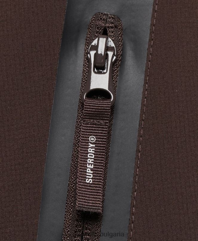 Superdry облекло N00H1053 кафяво мъже тренировъчно яке харингтън