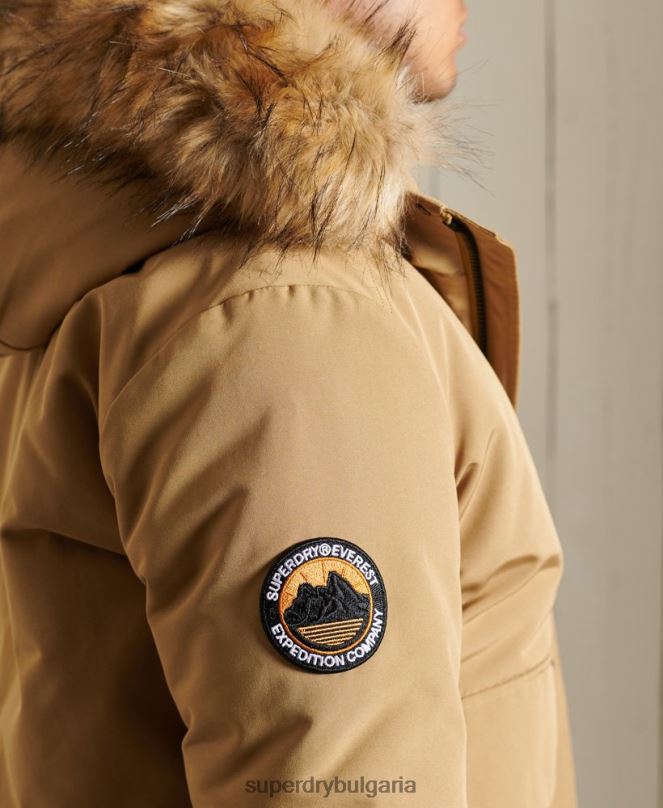 Superdry облекло N00H1055 тен мъже бомбър яке Everest
