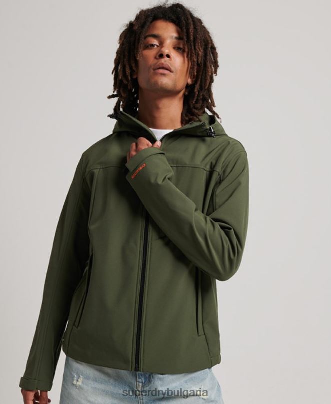 Superdry облекло N00H1063 каки мъже трекер яке