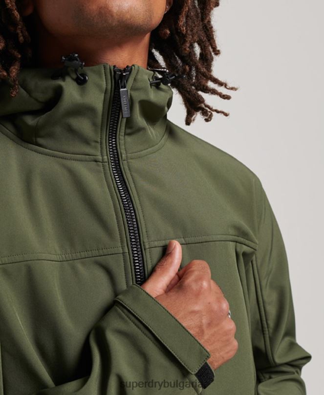 Superdry облекло N00H1063 каки мъже трекер яке